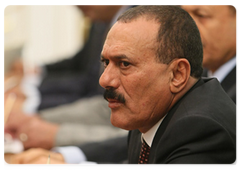 Prime Minister Vladimir Putin meeting with President of Yemen Ali Abdullah Saleh|24 february, 2009|17:00