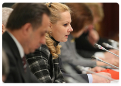 Tatyana Golikova at a meeting of the Presidium of the Presidential Council for the Implementation of Priority National Projects and Demographic Policy|25 february, 2009|15:00