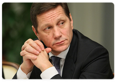 Alexander Zhukov at a meeting of the Presidium of the Presidential Council for the Implementation of Priority National Projects and Demographic Policy|25 february, 2009|15:00