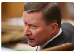 Deputy Prime Minister Sergei Ivanov at a Cabinet meeting|26 february, 2009|13:00
