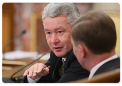 Deputy Prime Minister Sergei Sobyanin at a Cabinet meeting|26 february, 2009|13:00