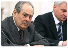 Tatarstan’s President Mintimer Shaimiev at the meeting with the leaders of the United Russia Party|27 february, 2009|14:00