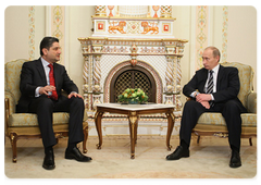 Prime Minister Vladimir Putin meeting with his Armenian counterpart, Tigran Sarkisyan|27 february, 2009|19:00