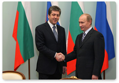 Prime Minister Vladimir Putin met with Bulgarian President Georgi Parvanov