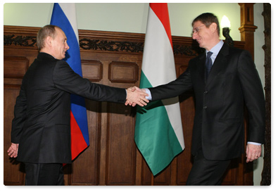 Prime Minister Vladimir Putin met with Hungarian Prime Minister Ferenc Gyurcsany