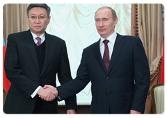 Prime Minister Vladimir Putin held talks with Mongolian Prime Minister Sanjaagiin Bayar|17 march, 2009|16:00