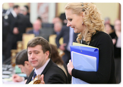 Health and Social Development Minister Tatyana Golikova a Cabinet meeting|19 march, 2009|18:58