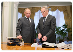 Vladimir Putin had a meeting with the President of the Russian Academy of Sciences, Yuri Osipov|2 march, 2009|15:00