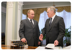 Vladimir Putin had a meeting with the President of the Russian Academy of Sciences, Yuri Osipov|2 march, 2009|15:00