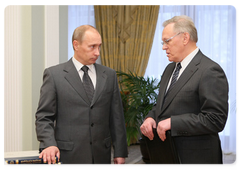 Vladimir Putin had a meeting with the President of the Russian Academy of Sciences, Yuri Osipov|2 march, 2009|15:00