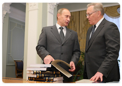 Vladimir Putin had a meeting with the President of the Russian Academy of Sciences, Yuri Osipov|2 march, 2009|15:00