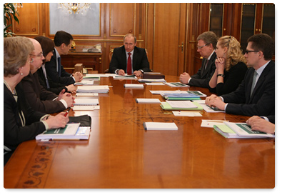 В.В.Путин провел совещание по экономическим вопросам