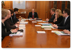 Prime Minister Vladimir Putin held a meeting on economic issues