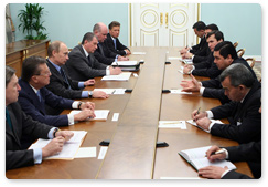 Prime Minister Vladimir Putin met with Turkmen President Gurbanguly Berdimuhamedov