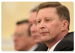 First Deputy Prime Minister Sergei Ivanov at a meeting of the Government Presidium|26 march, 2009|10:35