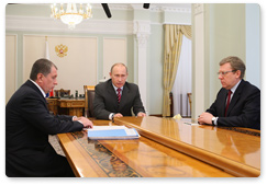 Vladimir Putin had a working meeting with Alexei Kudrin and Igor Sechin