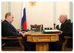 Prime Minister Vladimir Putin met with Tomsk Governor Viktor Kress|3 march, 2009|19:00