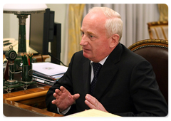 Prime Minister Vladimir Putin met with Tomsk Governor Viktor Kress|3 march, 2009|19:00