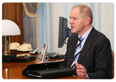 Vladimir Putin meeting with Head of the Federal Agency for Fisheries Andrei Krainy|5 march, 2009|18:00