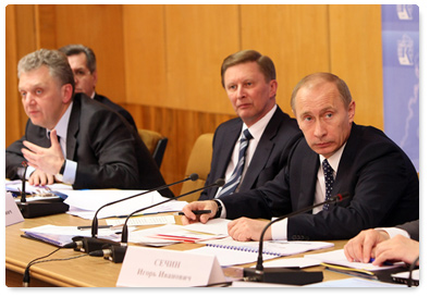 Vladimir Putin chaired a meeting on the development of civilian marine technology