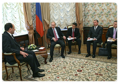 Prime Minister Vladimir Putin held the talks with Iraqi Prime Minister Nouri al-Maliki|10 april, 2009|13:37