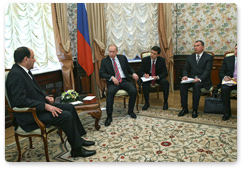 Prime Minister Vladimir Putin met the Prime Minister of Iraq, Nouri al-Maliki