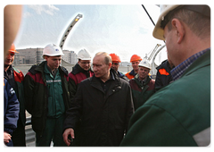 В.В.Путин ознакомился со строительством участка Западного скоростного диаметра|14 апреля, 2009|16:12
