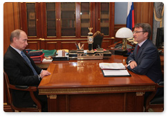 Vladimir Putin met with Sberbank CEO German Gref