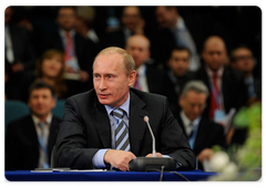 Prime Minister Vladimir Putin addressed the meeting of the SME Forum|22 april, 2009|15:10