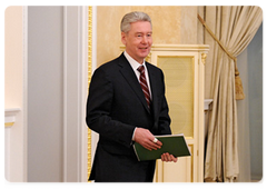 Deputy Prime Minister and Head of the Government Staff Sergei Sobyanin at a meeting on economic issues|22 april, 2009|17:20