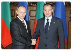 Prime Minister Vladimir Putin conducted talks with his Bulgarian counterpart Sergei Stanishev|28 april, 2009|12:47