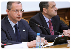 Bulgarian Prime Minister Sergei Stanishev at the talks with Vladimir Putin|28 april, 2009|12:47