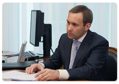 Kamchatka Territory Governor Alexei Kuzmitsky at a meeting with Prime Minister Vladimir Putin|28 april, 2009|12:47