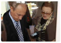 Prime Minister Vladimir Putin visiting the Astrakhan centre to see dilapidated residential houses and old barracks|30 april, 2009|17:48