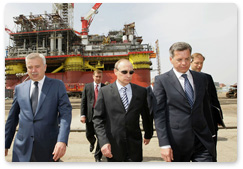 Prime Minister Vladimir Putin visited the Astrakhan Shipbuilding Production Association