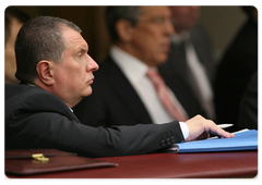Igor Sechin during the State Duma meeting at which Prime Minister Vladimir Putin made an annual Government report|6 april, 2009|13:37