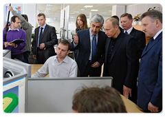 Prime Minister Vladimir Putin visiting the Yury Gagarin Komsomolsk-on-Amur Aircraft Production Association (KNAAPO)|11 may, 2009|12:16