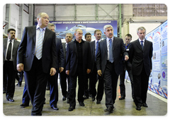Prime Minister Vladimir Putin visiting the Yury Gagarin Komsomolsk-on-Amur Aircraft Production Association (KNAAPO)|11 may, 2009|12:16