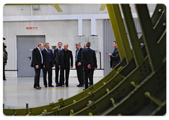 Prime Minister Vladimir Putin visiting the Yury Gagarin Komsomolsk-on-Amur Aircraft Production Association (KNAAPO)|11 may, 2009|12:16
