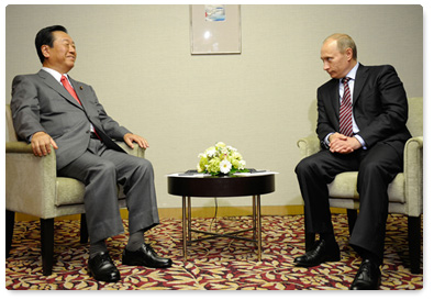 Prime Minister Vladimir Putin met with President of the Democratic Party of Japan, Member of the Japanese Parliament’s House of Representatives, Ichiro Ozawa
