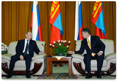 В.В.Путин встретился с Премьер-министром Монголии С.Баяром