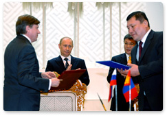 По итогам российско-монгольских переговоров подписан ряд двусторонних документов