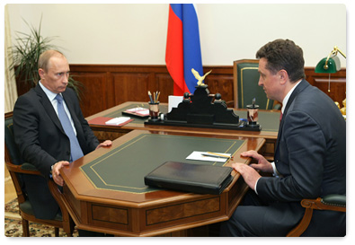 Prime Minister Vladimir Putin met with Stavropol Governor Valery Gayevsky