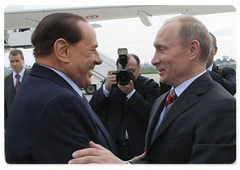 В.В.Путин провел в Сочи переговоры с Председателем Совета Министров Италии С.Берлускони, который посетил Россию с рабочим визитом|15 мая, 2009|19:19