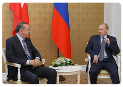 В.В.Путин встретился в Сочи с Премьер-министром Турции Р.Эрдоганом|16 мая, 2009|17:09
