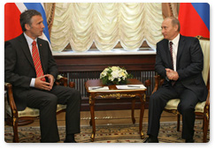 Prime Minister Vladimir Putin met with his Norwegian counterpart Jens Stoltenberg