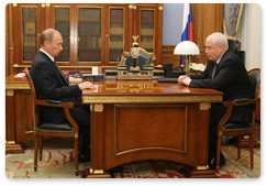 Prime Minister Vladimir Putin met with Sergei Lebedev, Executive Secretary of the Commonwealth of Independent States and Chairman of the CIS Executive Committee