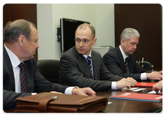 Director-General of Rosatom State Nuclear Energy Corporation Sergei Kiriyenko and Government chief of staff Sergei Sobyanin|20 may, 2009|11:11