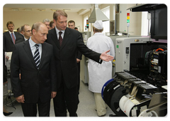 Prime Minister Vladimir Putin at the Nikolai Dukhov Research Institute of Automation|20 may, 2009|11:11