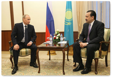 В.В.Путин  провел беседу с Премьер-министром Республики Казахстан К.К.Масимовым